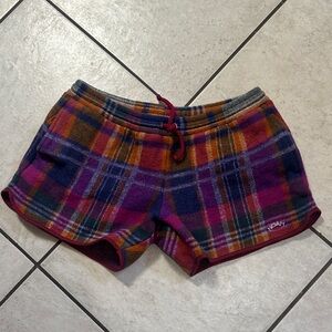 Noah NYC Madras Wool Shorts